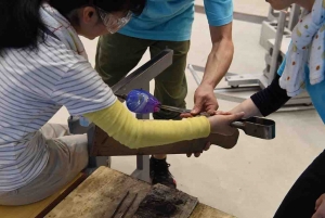 吹きガラス制作体験(6月15日午前)