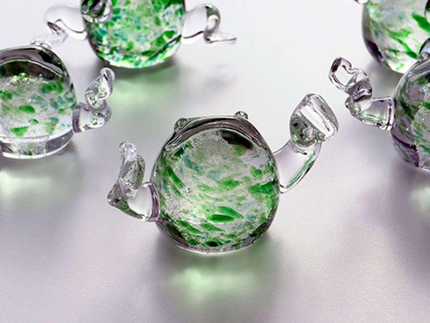 工房スタッフから作品が届きました (2025/02) | 秋田市新屋ガラス工房