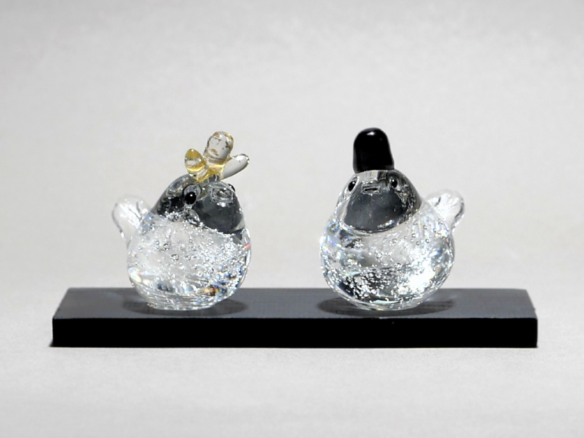 まつださゆりさんから作品が届きました(2026/01) | 秋田市新屋ガラス工房